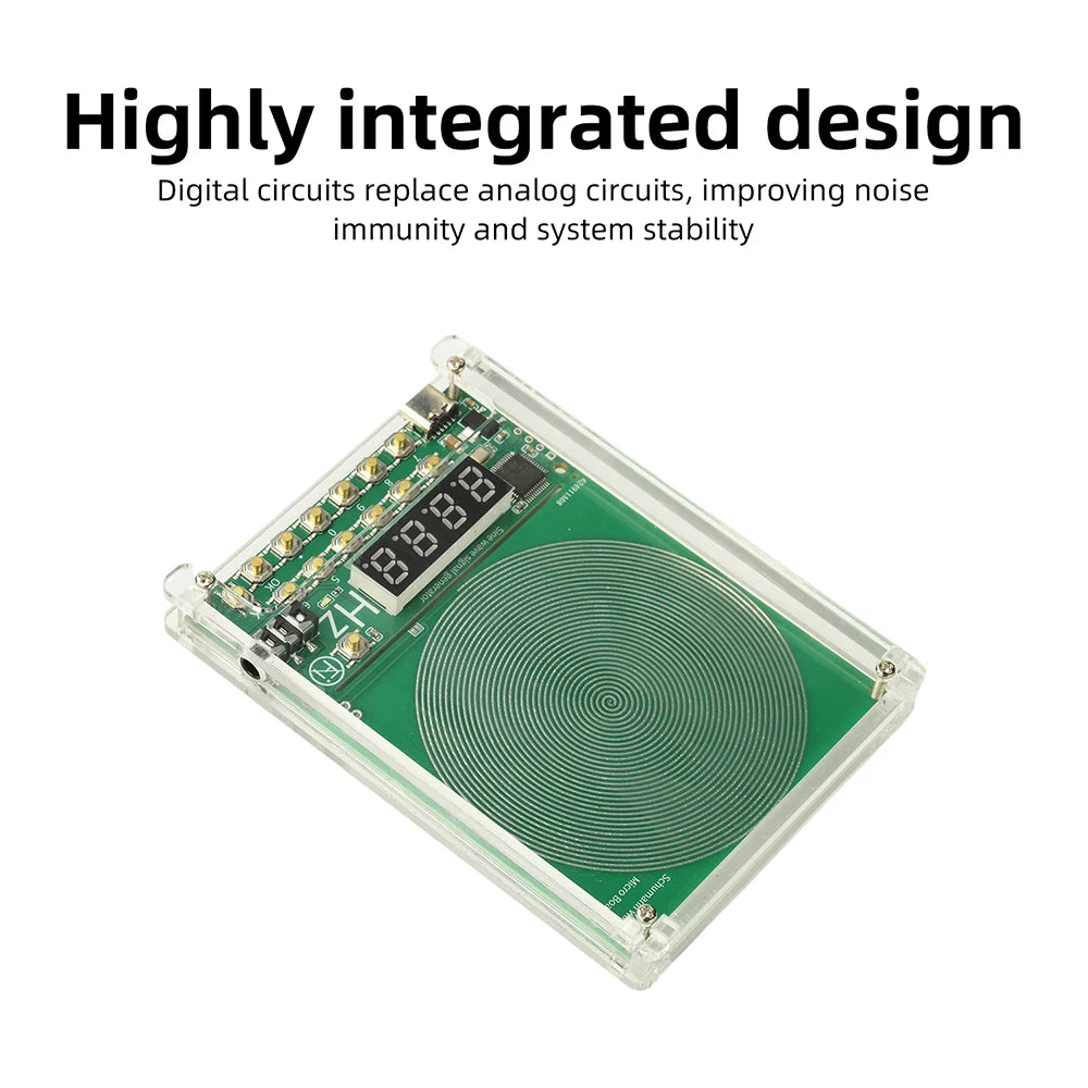 DC 5V 0.01Hz~100000Hz Adjustable Frequency 7.83HZ Schumann Wave Generator Sine Wave Signal Generator Micro Type C Interface Oasis Select