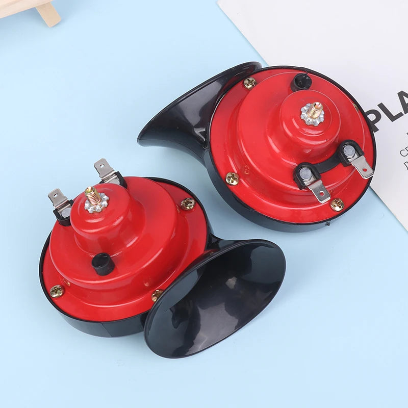 1Pack 300DB Piercing Noise Train Horn for 12V/24V Power Resources Car-Boat Bikes Heavy-Duty Horn Speaker Auto Sound Indicator Oasis Select