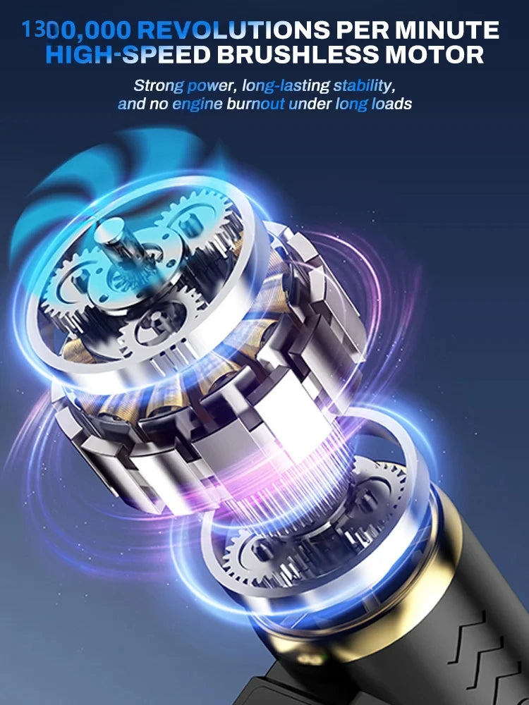 130,000RPM Brushless Turbo Jet Air Blower | USB-C Portable