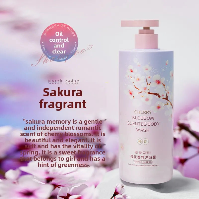 Floral Body Wash 800ml – Rose & Cherry Blossom Shower Gel Floral Shower Gel Oasis Select