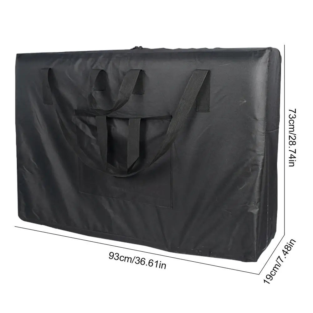 Black Handbag For Massage Table Carrying Bag For Nail Desk Beauty Bed Bag 600D Oxford Cloth Folding Storage Carry Bag Oasis Select 70cm China Mainland