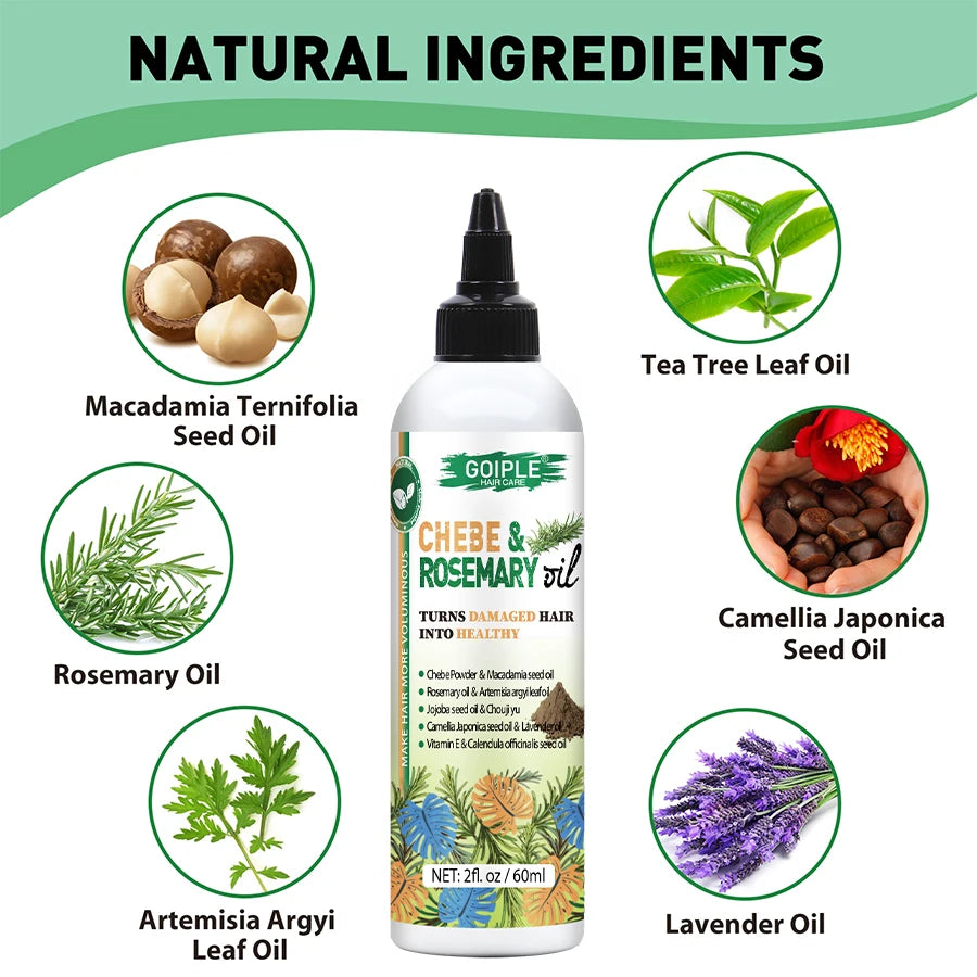 GOIPLE Chebe & Rosemary Oil Moisturizing Hair Conditioner 60ml