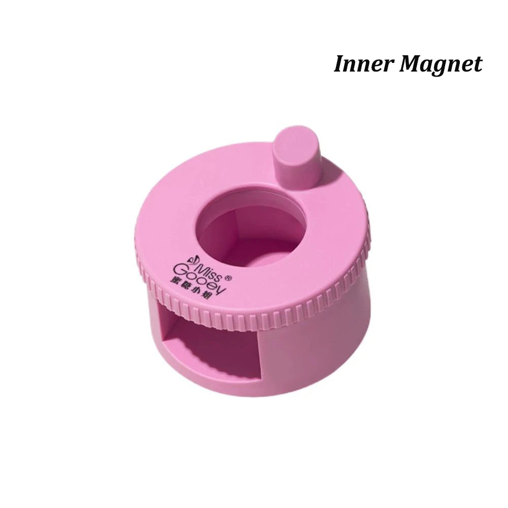 Rotating Cat Eye Nail Magnet – 360° Glass Bead Spinner Tool Nail Art Magnet Oasis Select without steel ball-C