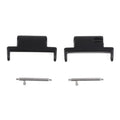 2Pcs 14mm to 20mm Metal Watch Strap Adapter Connector, Universal Watch Repair Accessory for Watch Band Link Conversion Oasis Select Black