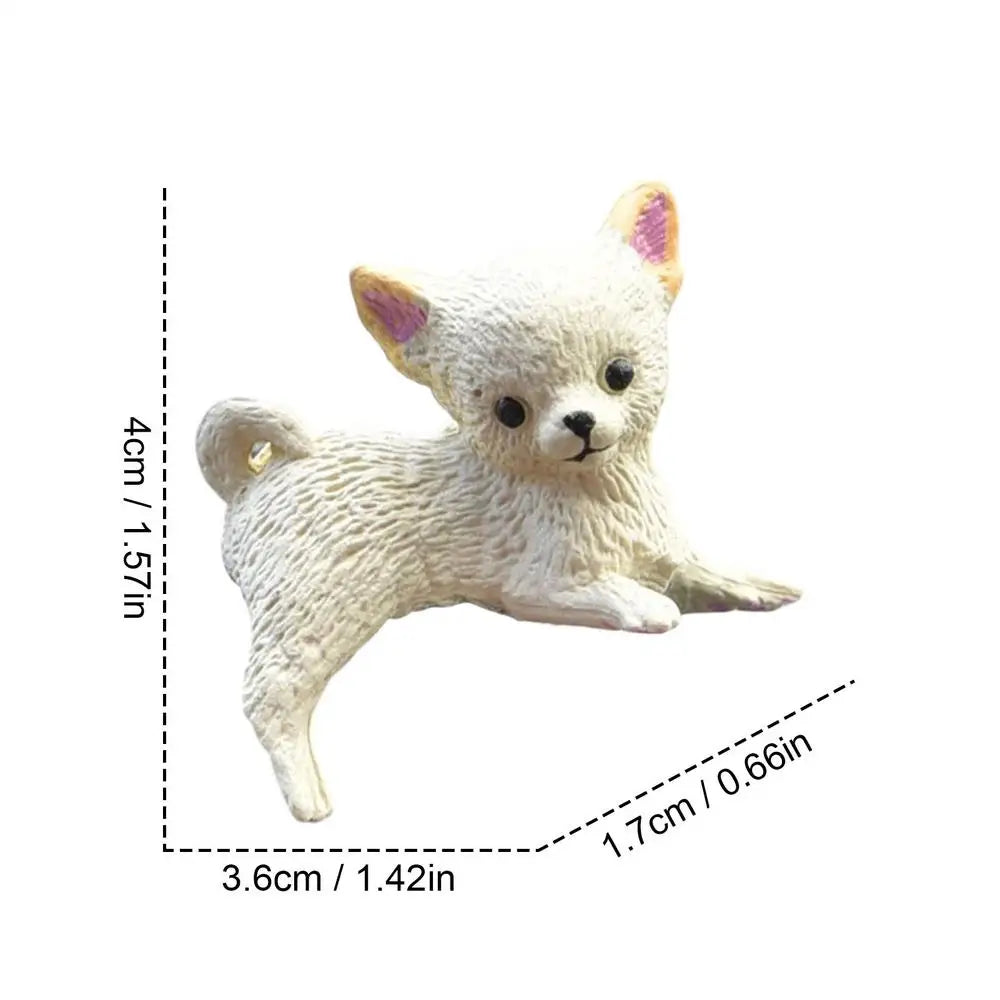 1PC Car Dashboard Decor Cute Dog Figure Screen Figure for Dog Lovers Collectors Gamers Home Office car Interior Decor Oasis Select 02