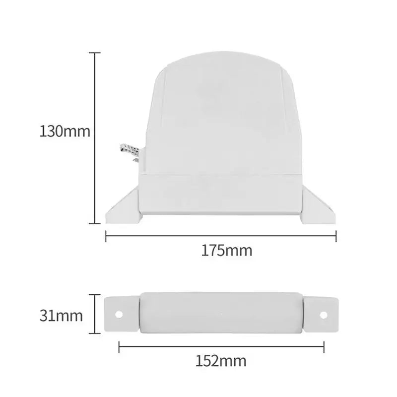 Mini Roller Shutter Curtain Belt Winder Home Decor Easy Install Repair Kit Strap Accessory for Curtains Oasis Select White