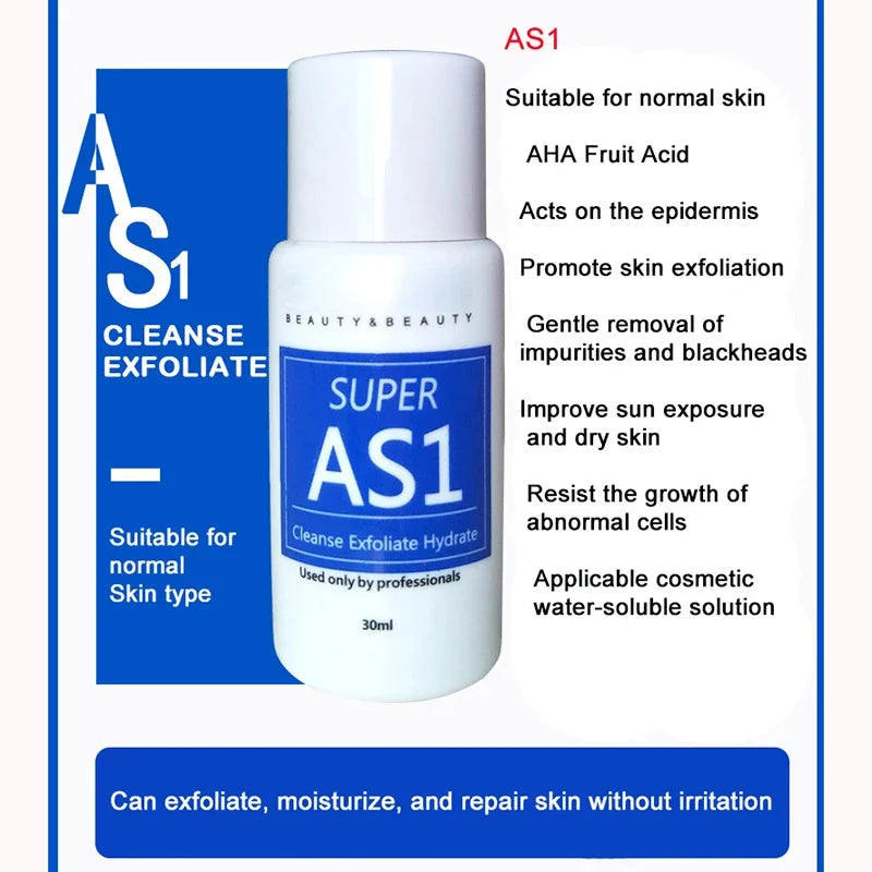 AS1 SA3 AO3 Hydrodermabrasion Serum Set – Deep Clean & Glow Facial Serum Set Oasis Select