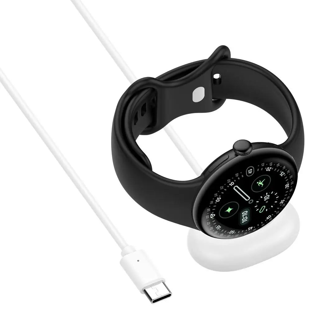 100CM Magnetic Fast Charging Cable Base for Google Pixel Watch 4 41mm 45mm, Smartwatch Charger Dock Power Cord Accessories Oasis Select