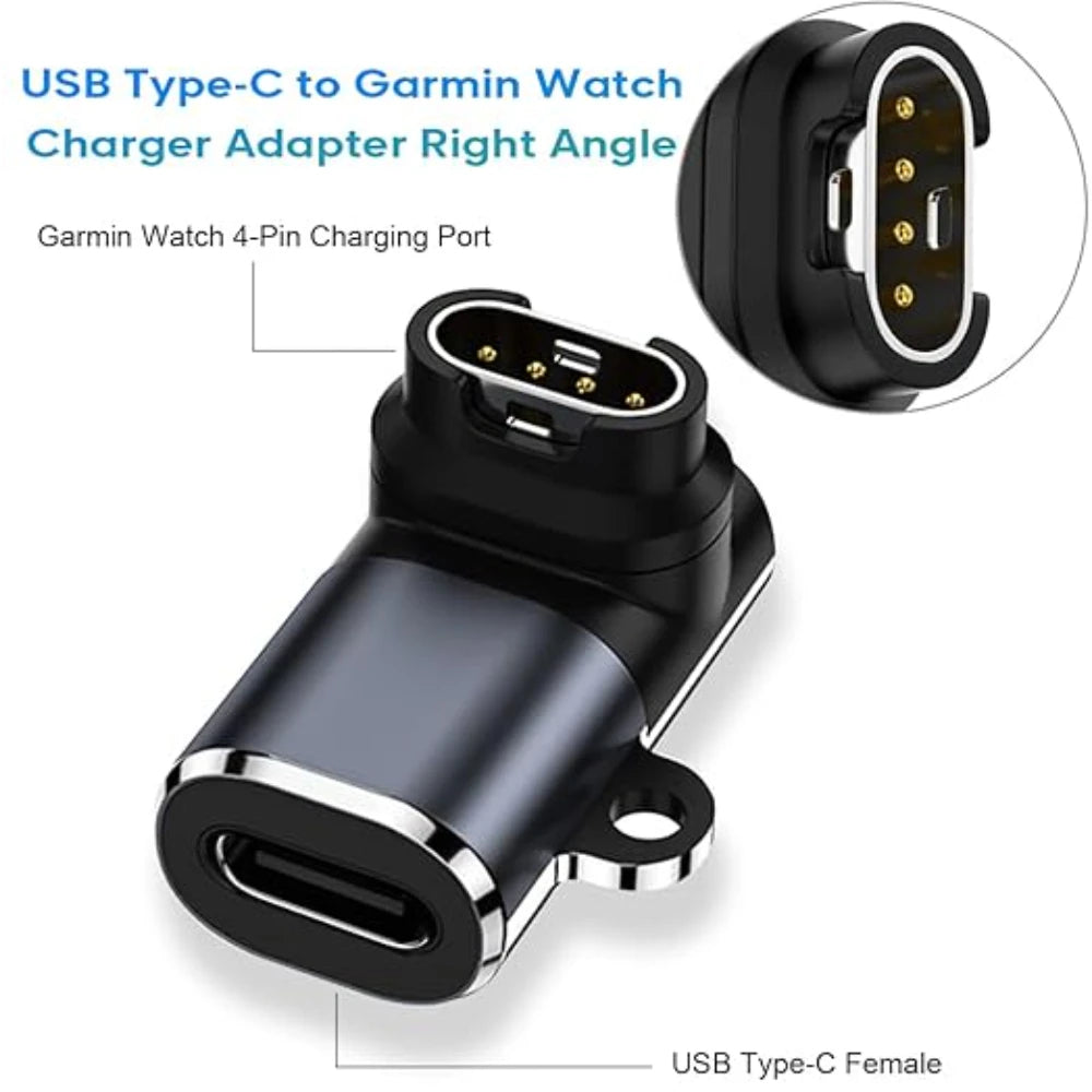 Garmin Fenix 8/7/6 Forerunner 955 965 USB-C Charger Cable Smartwatch Charger Oasis Select