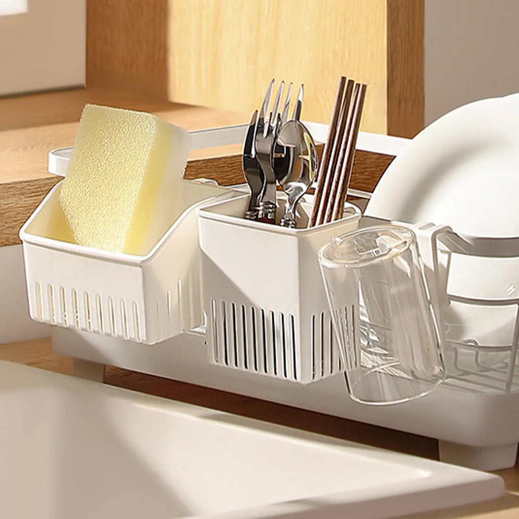 Utensils Holder Utensil Drying Rack Cutlery Drying Basket Kitchen Fork Spoon Drain Holder for Spoons Chopsticks Silverware Oasis Select