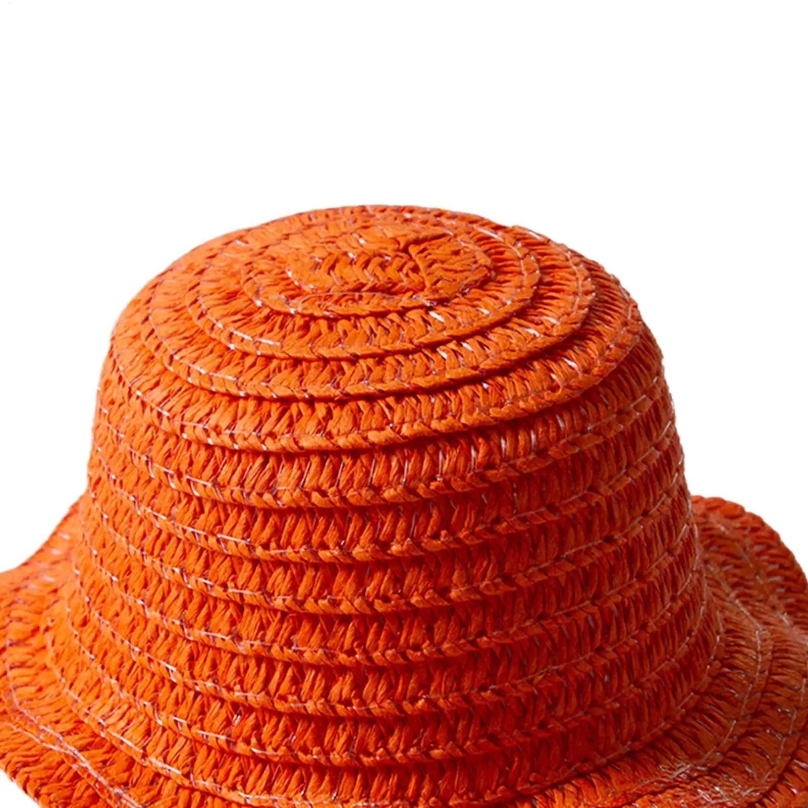 Mini Pet Dogs Straw Hat Lightweight Straw Breathable Cat Sun Hat Beach Straw Caps Hats Dogs Hawaii Style Hat Pet Supplies