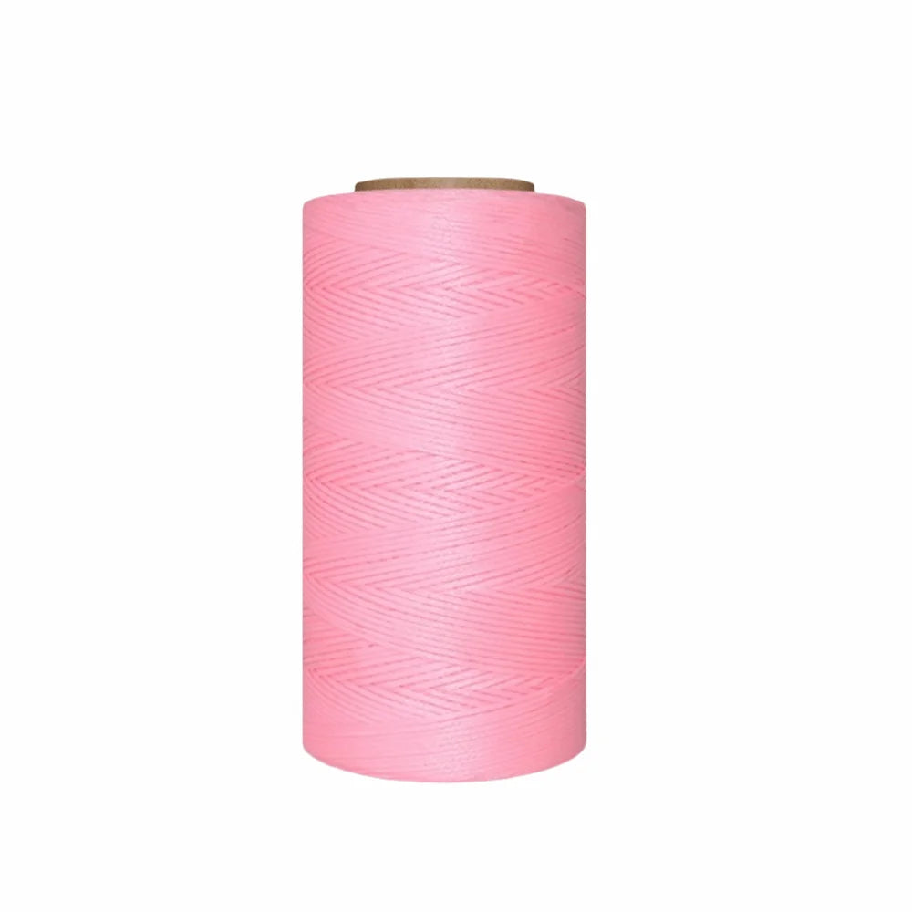 150D Waxed Leather Sewing Thread 0.8mm 260M Hand Stitching Leather Craft Thread Oasis Select Pink