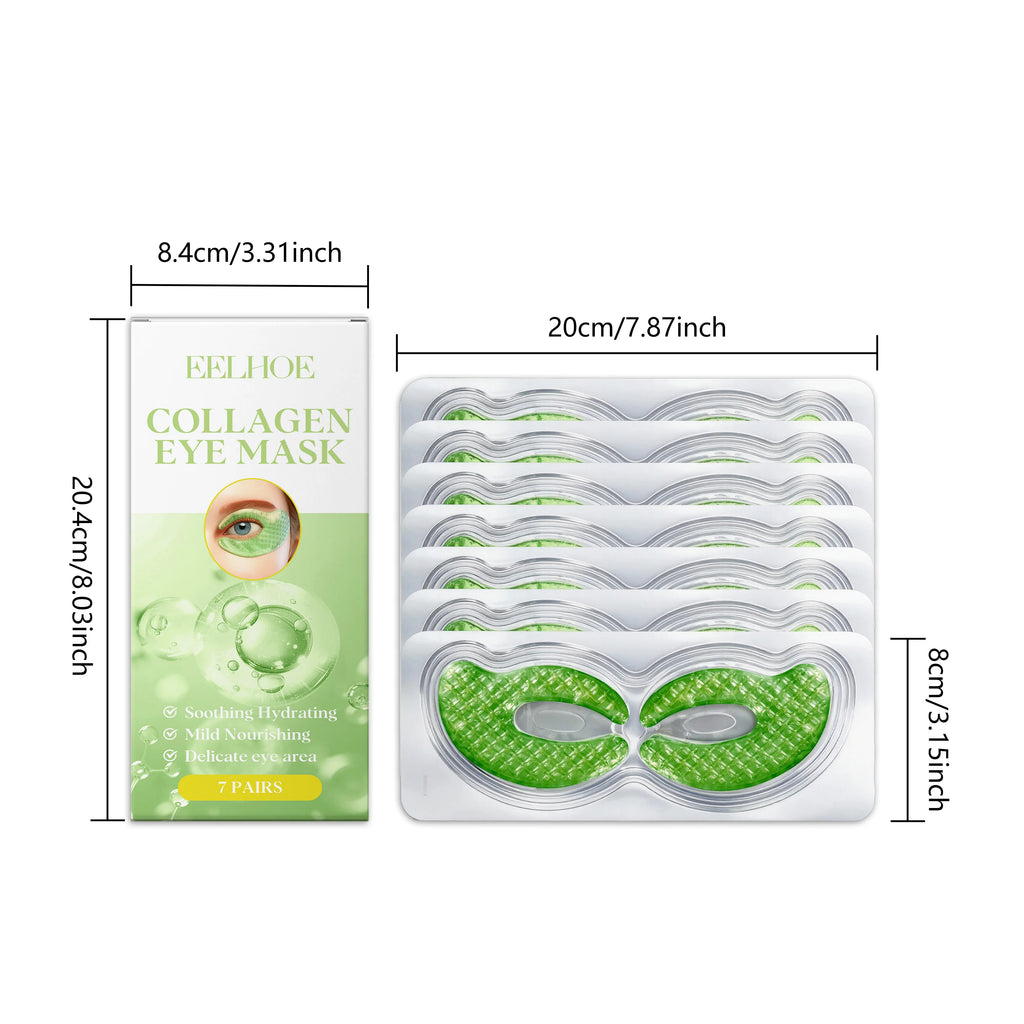 Collagen Eye Mask Patches Moisturizing Firming Anti Dark Circles Remove Eye Bags Eyes Care Gel Masks Pads Eyes Skin Care Oasis Select
