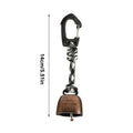 Bear Bells Bear Scare Gear with Keychain Iron Outdoor Bell for Backpacking Camping Walking Biking Climbing Wilderness Trail Oasis Select 1 piece