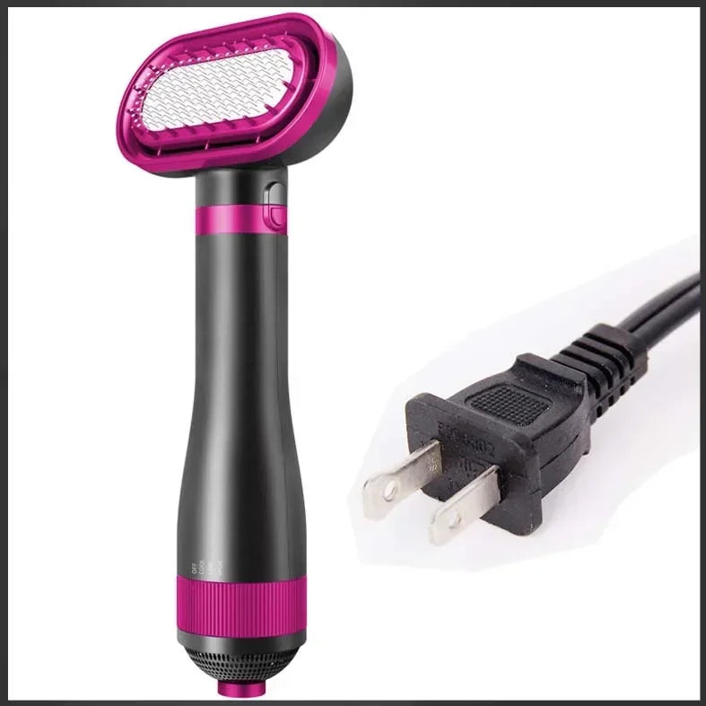 Pet Hair Dryer Dog Grooming Golden Retriever Hairdressing Dog Drying Brush Hair Comb Mute Not Hurt Hair Water Blower Oasis Select US110V-Red