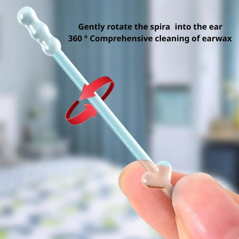 24-Pack Silicone Adhesive Ear Picks – Reusable Earwax Remover
