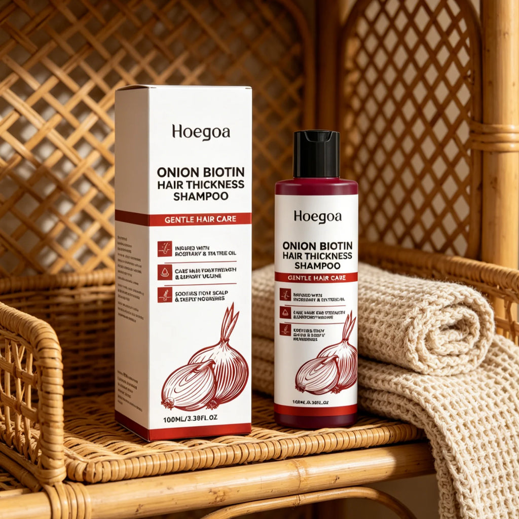 Hoegoa Onion Biotin Shampoo – Scalp Soothing & Nourishing Biotin Hair Shampoo Oasis Select