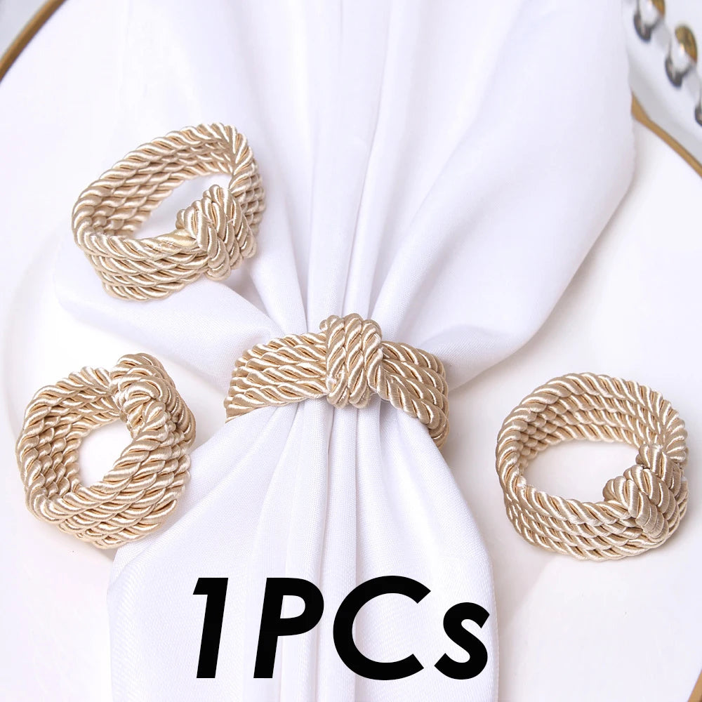 Woven Rope Napkin Rings – Wedding, Holiday & Home Decor