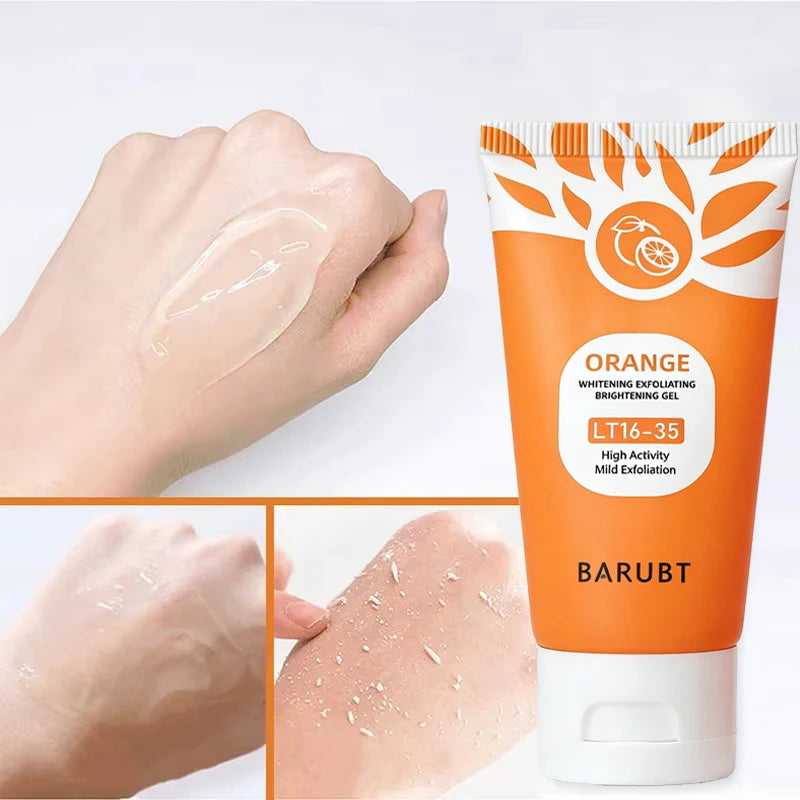 BARUBT Orange Exfoliating Scrub Gel – Face & Body 50g