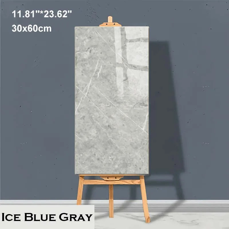 Moisture-proof Adhesive Wall Wallpaper Peel and Stick Wallpaper PVC Waterproof Wall Stickers Imitation Tile Pasting Bathroom Oasis Select C 60cmX30cm-20pcs