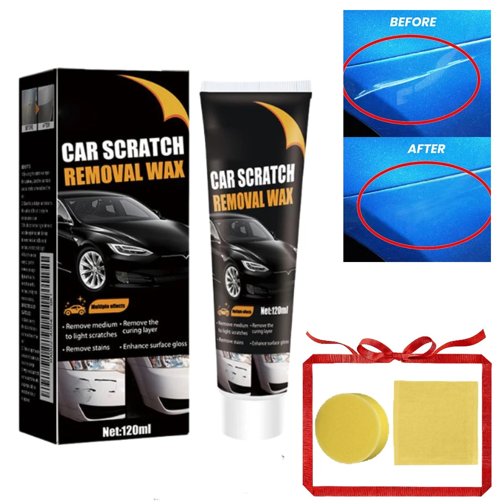 Car Scratch Repair Wax & Swirl Remover with Sponge | Paint Polish Car Scratch Repair Wax Oasis Select