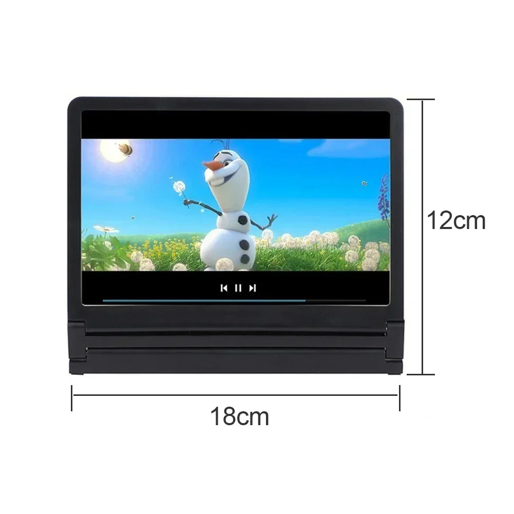 Portable HD Video Screen Magnifier Bracket 3D Mobile Phone Screen Amplifier Stand Folding Screen Magnifier Phone Accessories Oasis Select
