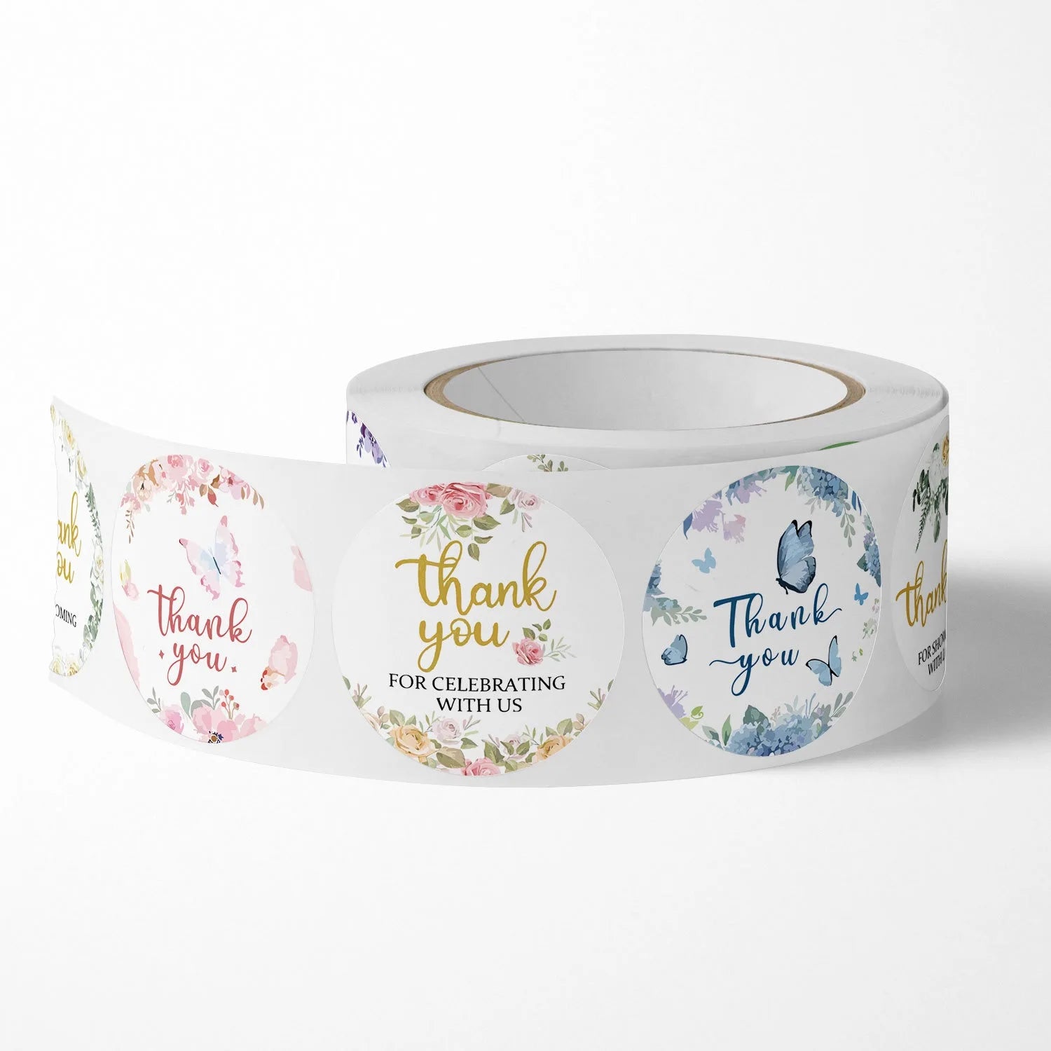 500pcs Stickers,Gratitude Labels for Events, Parties, Weddings, and Business Promotions,Adhesive Labels for Favors and Packaging Oasis Select