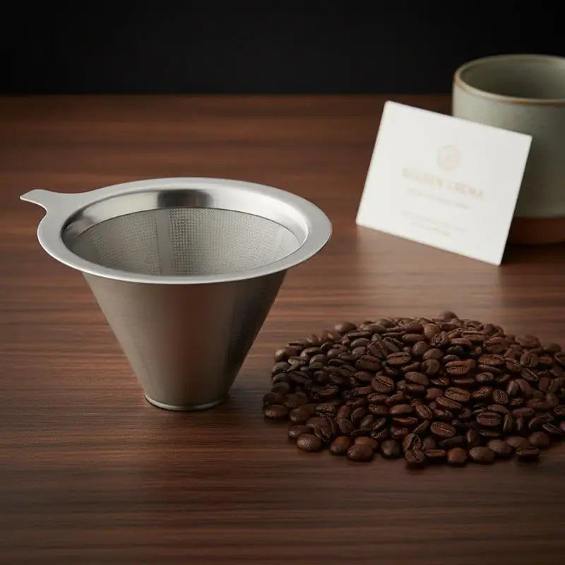Reusable Stainless Steel Pour Over Coffee Filter | Paperless Dripper