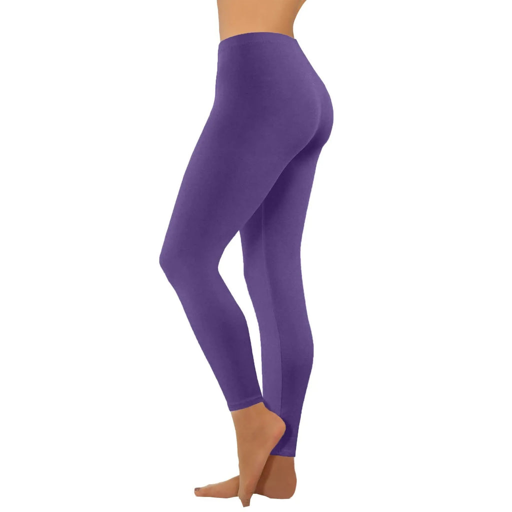 High Waist Yoga Leggings Seamless Push Up Sport Leggings Fitness Running Pants Solid Highly Elastic Underwear Bottoms Oasis Select