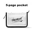 Transparent Luya Bait Bag PVC Partitioned Waterproof Storage Bag Portable Fishing Tackle Accessories Sorting Organizer Pouch Oasis Select 5-page pocket