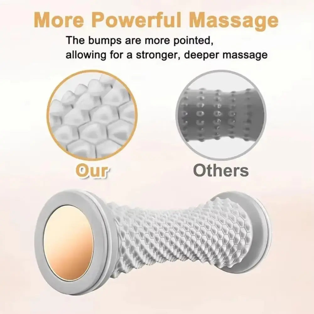 Self Massage Stress Relief Plastic Foot Massage Roller Yoga Massage Ball Plantar Fascia Roller Muscle Relaxation Manual Massager Oasis Select