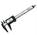 150mm Electronic Digital Caliper Carbon Fiber Dial Vernier Caliper Gauge Micrometer Measuring Tool Digital Ruler Plastic Caliper Oasis Select BLACK 150mm