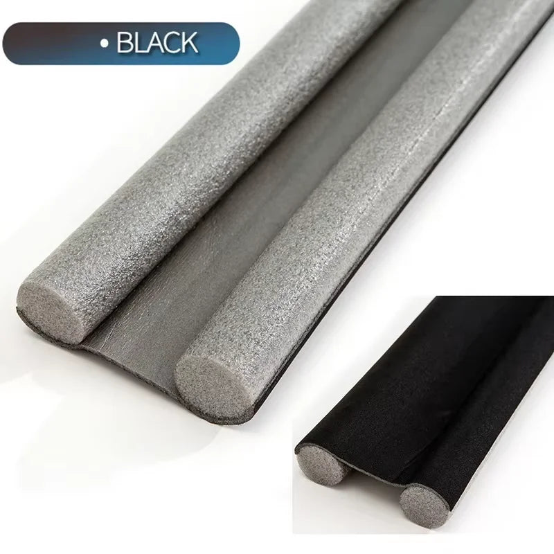 Hot Sell Flexible Door Bottom Sealing Strip Stopper Door Weatherstrip Guard Wind Dust Blocker Sealer Stopper Door Seal Oasis Select 1pc Black