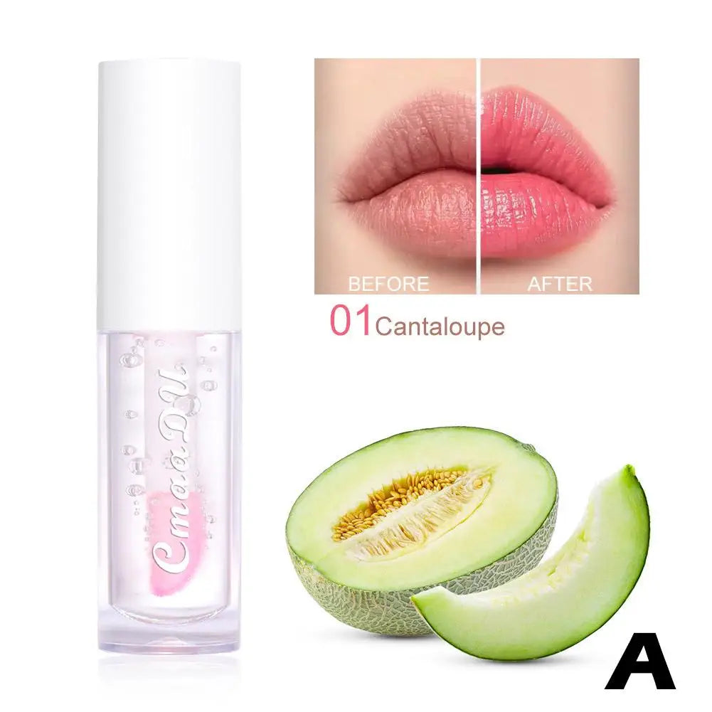 Fruit Lip Oil, Plumping Lip Tint Moisturizing Lip Gloss Fruit Flavoured Lip oil For Dry Lip's Moisturizing Hydrating Nourish Oasis Select light green