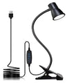 3 Colors Dimmable Desk Lamp Night Light Bedroom Bedside USB Table Lamp LED Clip Lamp Eye-protection LED Book Light Oasis Select Package