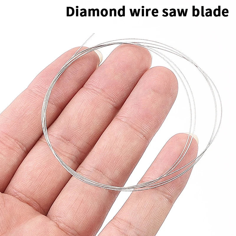 1M Cutting Wire Saw Blades Jade Metal Ceramic Cutting Supplies Hand Saw Blade Diameter 0.1mm-0.5mm Professional Hand Tools Oasis Select