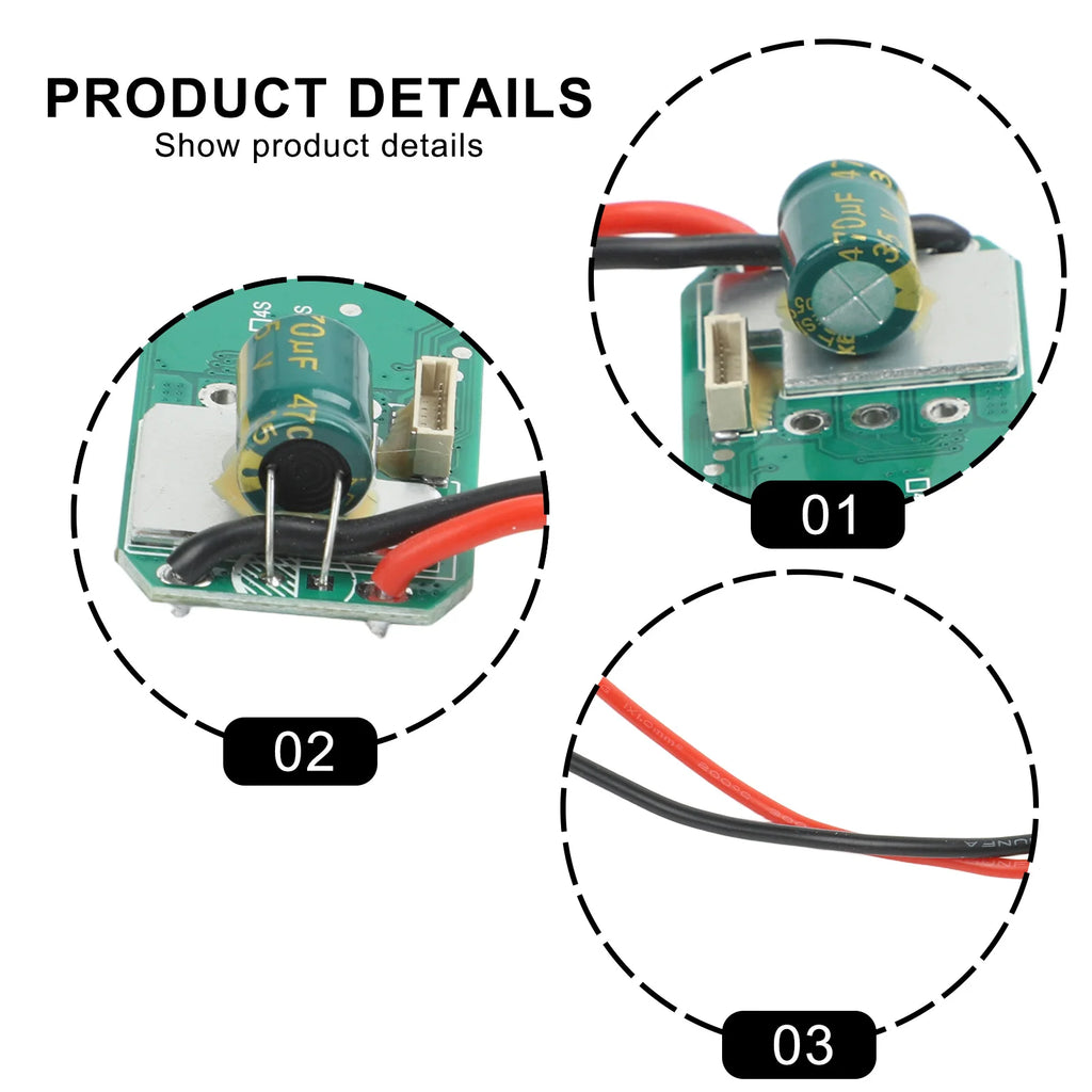 21V Brushless Lithium Drill Control Board Circuit Board Drill Drive Controller Power Tool Accessories Oasis Select