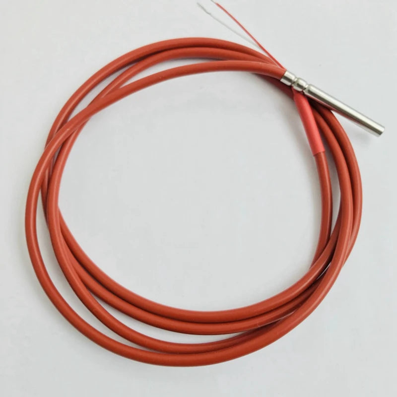 6X 2 Wire PT1000 Temperature Sensor Thermistor Silicone Gel Coated 1.5Meters Probe 45Mm X 5Mm -50-180 Centigrade Rtds Oasis Select