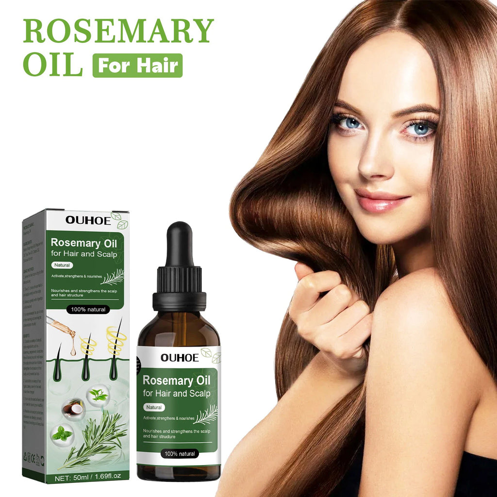 Rosemary Oil for Hair Growth 50ml Essential Oil Growing Hair Beauty Hair Care Prevents Hair Loss Promotes Healthy Hair Growth Oasis Select