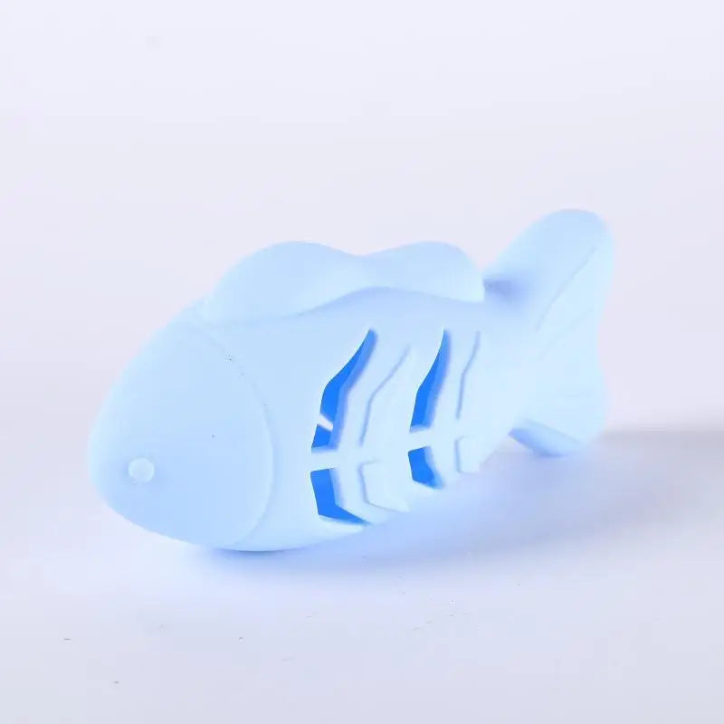 Small Fish Hiding Food Grinding Teeth Entertainment Pets Interactive Toys Durable Bite-Resistant Silicone Hide Snacks Pets Toy Oasis Select A2