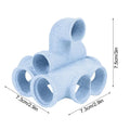 Fish Shrimps Shelter Plastic Curve Design Fish Tank Ornament Pipe-Shaped Labyrinth Tunnel Aquarium Hideouts Decoration Oasis Select 1PC