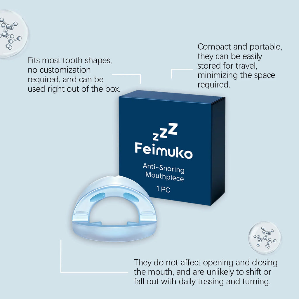 Night Sleep Dental Guard Anti-Snoring Anti-Grinding Teeth Protection Smile Enhancement Comfort Fit Breathable Material Oasis Select