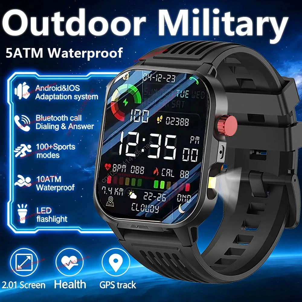 Ola Esporte HT30 Military GPS Smartwatch – Bluetooth & 5ATM