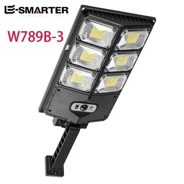 Outdoor Solar LED Lights Waterproof 8000 Lm Super Bright Wall Lamp With Motion Sensor Remote Control Garden Street Light Oasis Select W789B-3