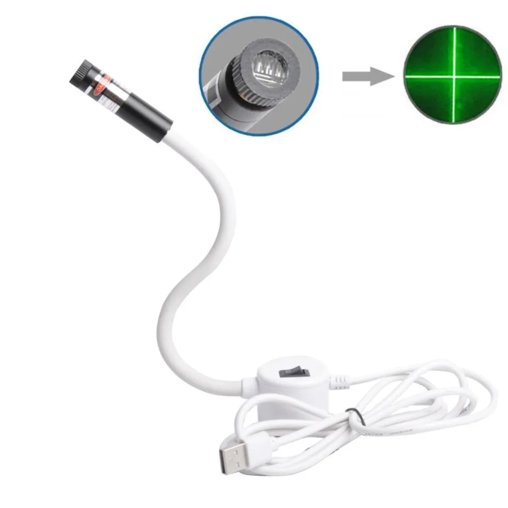 Laser Sewing Guide Light – Dot Line Cross & Magnetic Base USB
