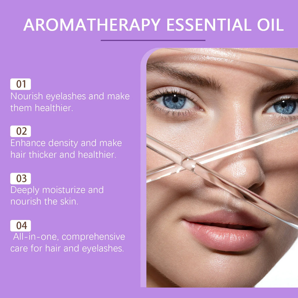 Lavender Essential Oil Moisturizing Nourishing Face Skin Hair Soft Shine Multi-functional Care Oil Oasis Select