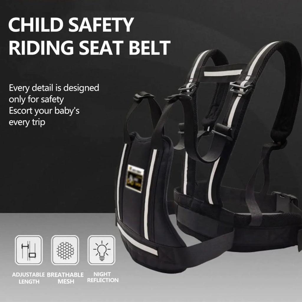 Motorcycle Safety Belt for Kids Adjustable Children Harness Anti-drop Baby Riding Seat Belt for Motorcycle Bike Safety Belt Oasis Select