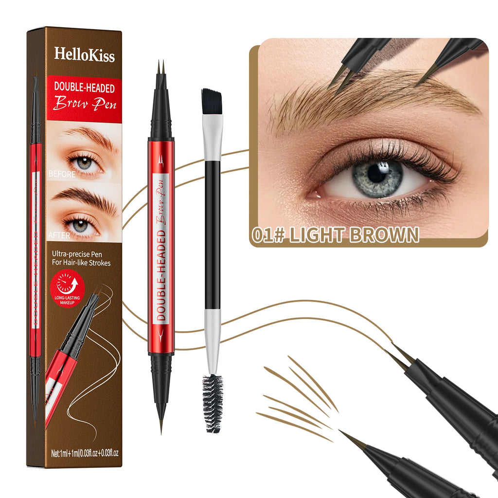 Hello Kiss Ultra Fine Eyebrow Pen – Waterproof & Long-Lasting