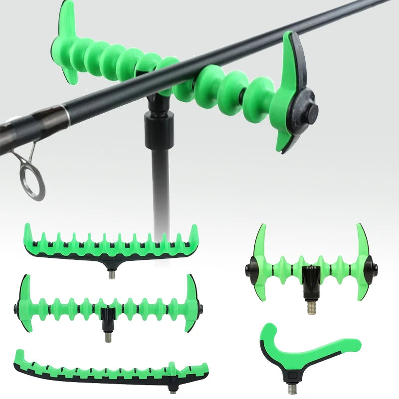 1pcs Feeder Rod Rest Head Plastic Carp Fishing Rod Rest Head for Fishing Buzz Bar Fishing Accessories AC202 Oasis Select