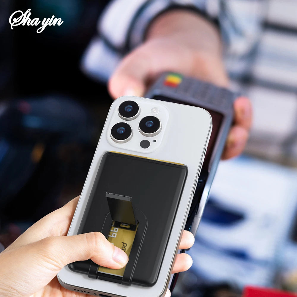 Silicone Phone Card Holder Adhesive Stick-On Wallet – Universal